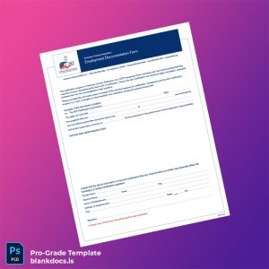 Blank American Culinary Federation Employment Verification Letter Template (Word/PDF) Document Preview - BlankDocs