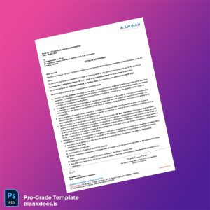 Blank Arohan Financial Services Limited Employment Verification Letter Template (Word/PDF) Document Preview - BlankDocs