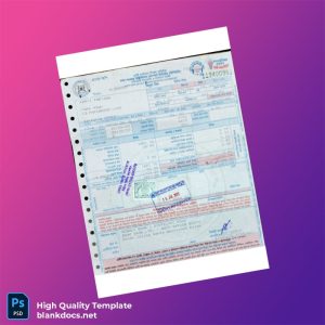 Bangladesh BRAC Bank Ltd Editable Utility Bill Template in Word and PDF formats