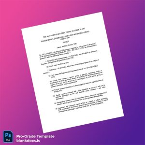 Blank Bangladesh Chief Controller of Imports and Exports Business Registration Certificate Template (Word/PDF) Document Preview - BlankDocs