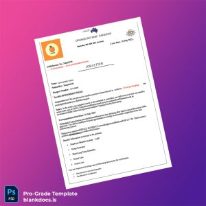 Blank Bangladesh Orange Botanic Gardens Employment Verification Letter Template (Word/PDF) Document Preview - BlankDocs