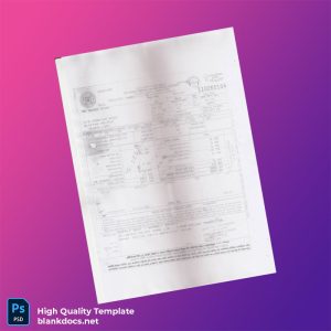 Bangladesh Rupali Bank Editable Utility Bill Template in Word and PDF formats