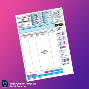 Bangladesh Southeast Bank Credit Card Statement Template in Word and PDF formats