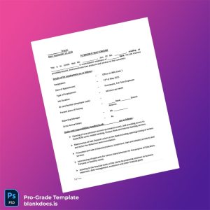 Blank Bank Employment Verification Letter Template (Word/PDF) Document Preview - BlankDocs