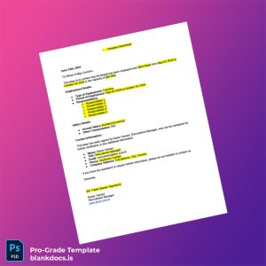 Blank Blom Bank Employment Verification Letter Template (Word/PDF) Document Preview - BlankDocs