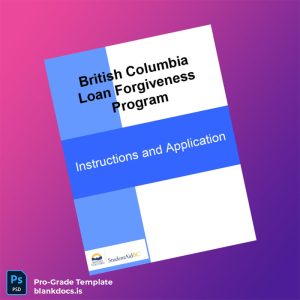 Blank British Columbia Student Aid BC Employment Verification Letter Template (Word/PDF) Document Preview - BlankDocs