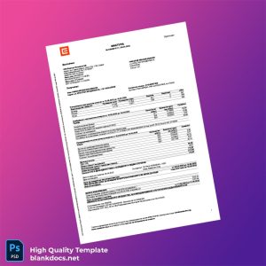 Bulgaria CEZ Electro Bulgaria AD Editable Utility Bill Template in Word and PDF formats
