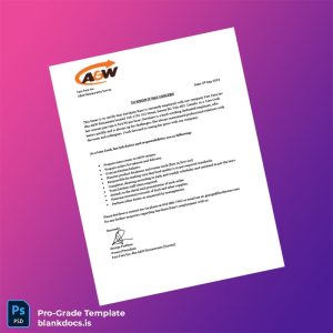 Blank Canada Fast Fare Inc Employment Verification Letter Template (Word/PDF) Document Preview - BlankDocs