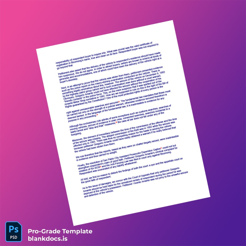 Blank Certificate of Registration Template in Word and PDF formats page 4 Document Preview - BlankDocs