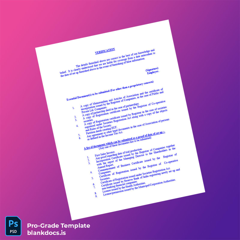 Blank Country Registration Certificate Template in Word and PDF formats page 3 Document Preview - BlankDocs