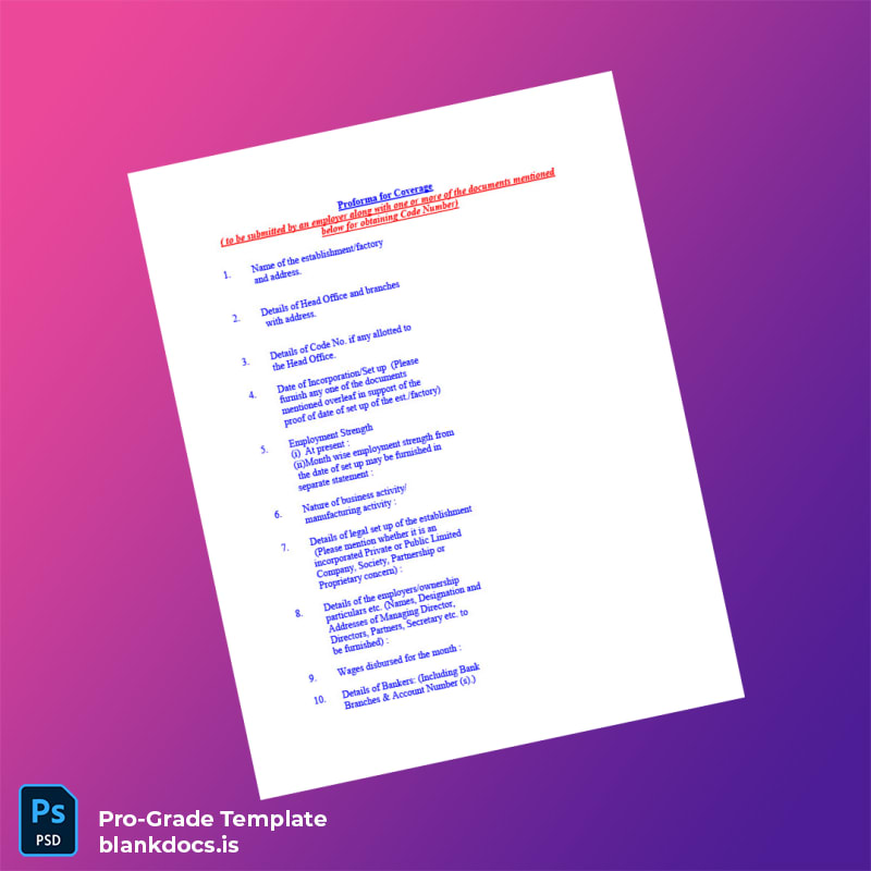 Blank Country Registration Certificate Template (Word/PDF) Document Preview - BlankDocs