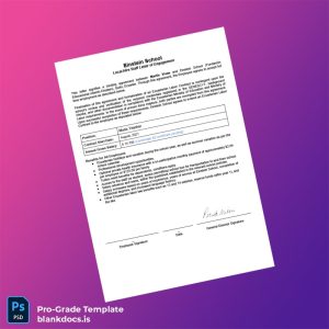 Blank Ecuador Einstein School Employment Verification Letter Template (Word/PDF) Document Preview - BlankDocs