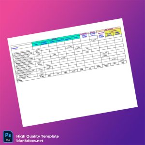 Editable Transaction Analysis Template in Word and PDF formats