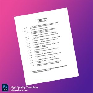 Editable Worksheet Template in Word and PDF formats