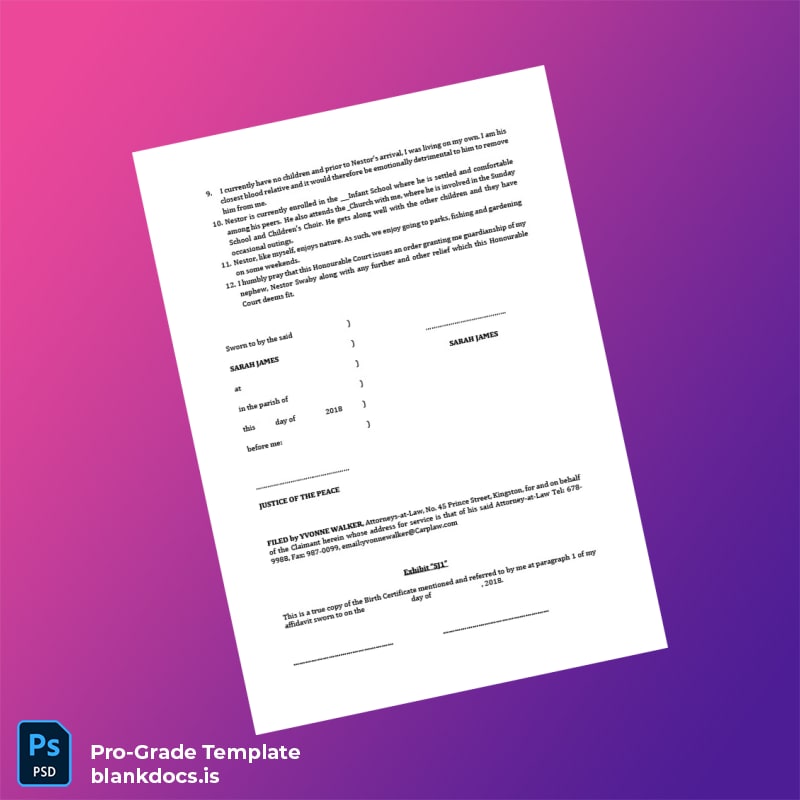 Blank Employment Verification Letter for Sarah James Template in Word and PDF formats page 2 Document Preview - BlankDocs