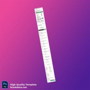 Germany E On Editable Electricity Bill Template in Word and PDF formats