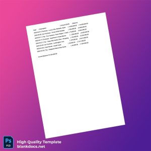 Germany Prank Bank Statement Template in Word and PDF formats