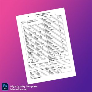 India AJMER VIDYUT VITRAN NIGAM LTD Editable Electricity Bill Template in Word and PDF formats