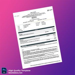 India Adani Aangan Editable Electricity Bill Template in Word and PDF formats