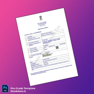 Blank India Assistant Commissioner of State Tax GST Registration Certificate Template (Word/PDF) Document Preview - BlankDocs