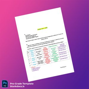 Blank India BSAEU Registration Certificate Template (Word/PDF) Document Preview - BlankDocs