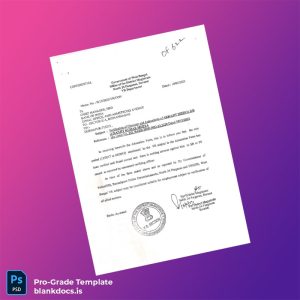 Blank India Bank of India Employment Verification Letter Template (Word/PDF) Document Preview - BlankDocs