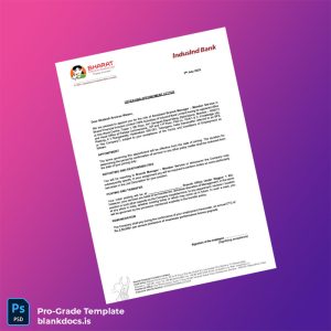 Blank India Bharat Financial Inclusion Limited Employment Verification Letter Template (Word/PDF) Document Preview - BlankDocs