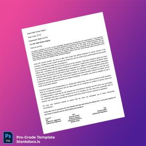 Blank India Company Employment Verification Letter Template (Word/PDF) Document Preview - BlankDocs