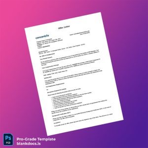 Blank India Concentrix Employment Verification Letter Template (Word/PDF) Document Preview - BlankDocs