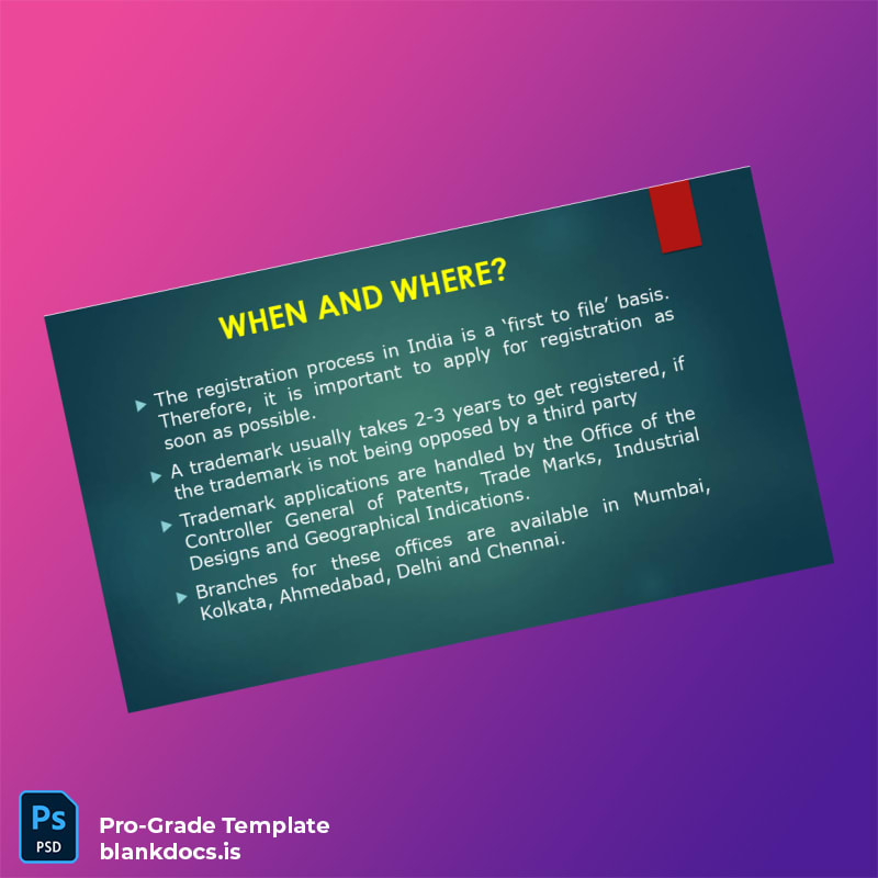 Blank India Controller General of Patents Trade Marks Industrial Designs Registration Certificate Template in Word and PDF formats page 2 Document Preview - BlankDocs