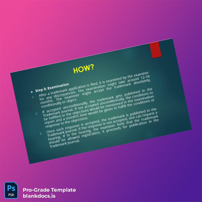 Blank India Controller General of Patents Trade Marks Industrial Designs Registration Certificate Template in Word and PDF formats page 4 Document Preview - BlankDocs