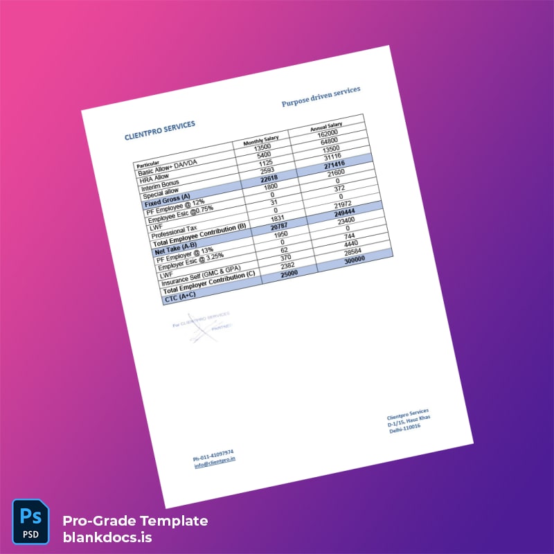 Blank India Cuentro Services Employment Verification Letter Template in Word and PDF formats page 5 Document Preview - BlankDocs