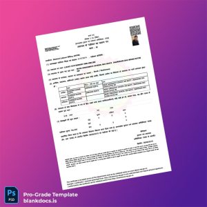 Blank India District Labour Office Registration Certificate Template (Word/PDF) Document Preview