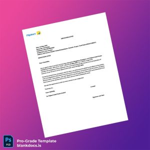 Blank India Flipkart Appointment Letter With Deputation Template (Word/PDF) Document Preview - BlankDocs