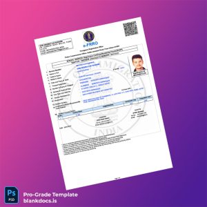 Blank India Foreigners Registration Certificate Template (Word/PDF) Document Preview - BlankDocs