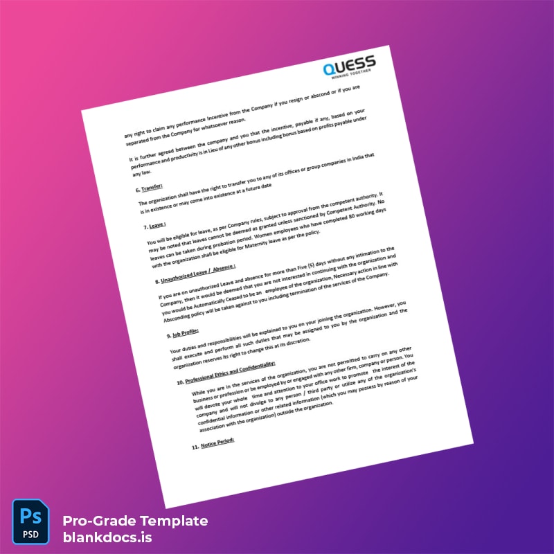 Blank India Harsh Jaiswal Salary Certificate Template in Word and PDF formats page 3 Document Preview - BlankDocs