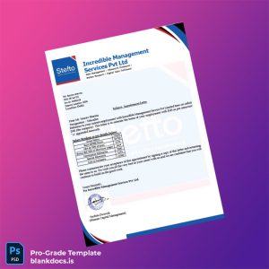 Blank India Incredible Management Services Pvt Ltd Employment Verification Letter Template (Word/PDF) Document Preview - BlankDocs