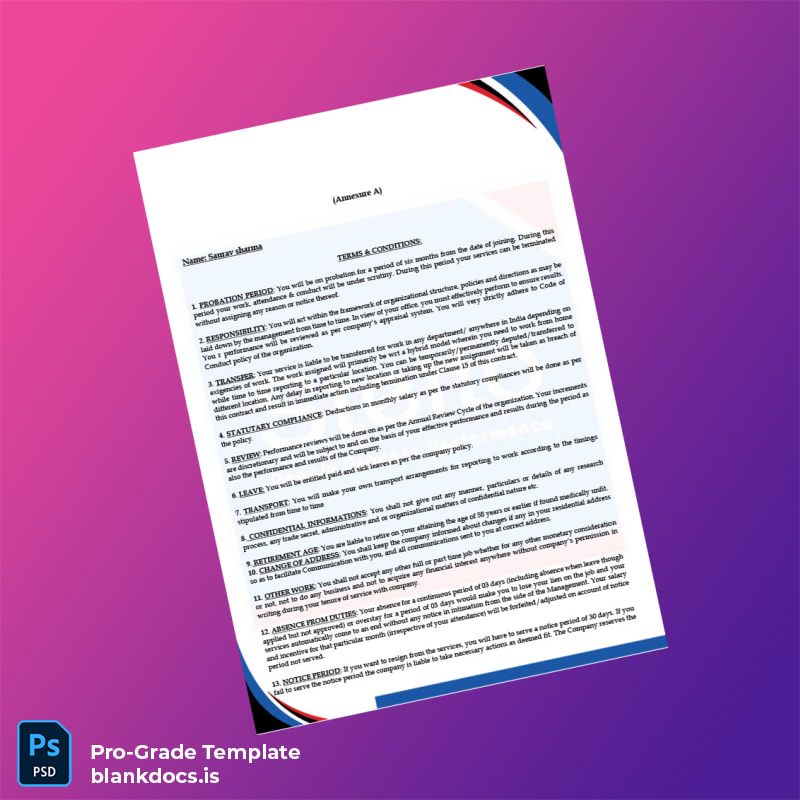 Blank India Incredible Management Services Pvt Ltd Employment Verification Letter Template in Word and PDF formats page 2 Document Preview - BlankDocs