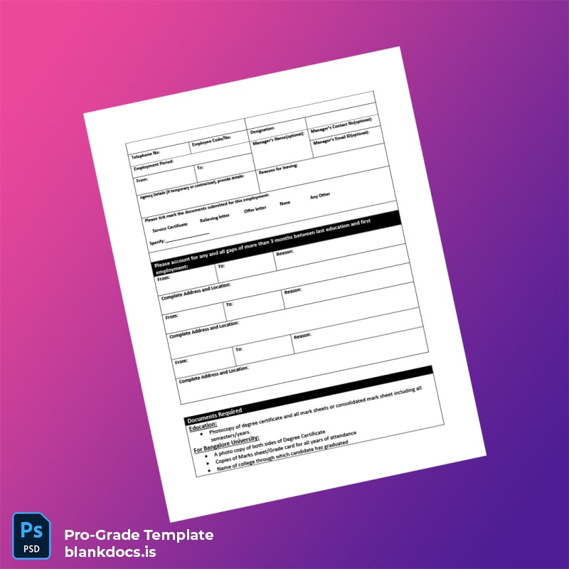 Blank India Infosys Limited Employment Verification Letter Template in Word and PDF formats page 4 Document Preview - BlankDocs