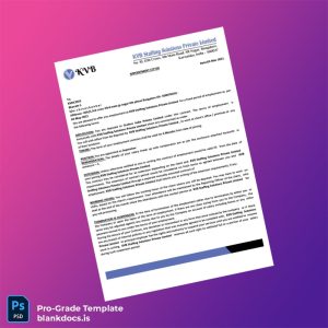Blank India KVB Staffing Solutions Private Limited Employment Verification Letter Template (Word/PDF) Document Preview - BlankDocs