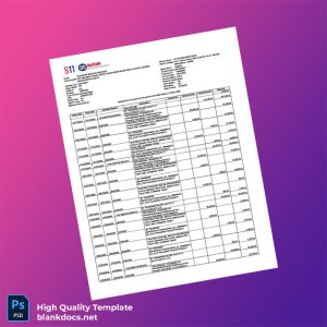 India Kotak Mahindra Bank Bank Statement Template in Word and PDF formats