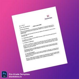 Blank India NetAmbit Employment Verification Letter Template (Word/PDF) Document Preview - BlankDocs