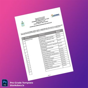 Blank India Ordnance Parachute Factory Business Registration Certificate Template (Word/PDF) Document Preview - BlankDocs