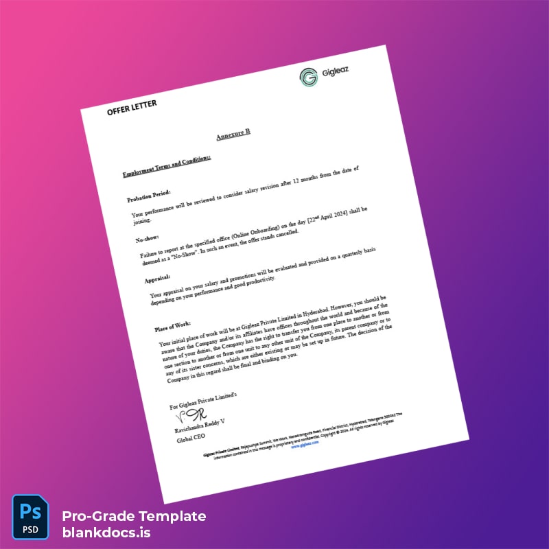 Blank India Prakash Kumar Kona Employment Verification Letter Template in Word and PDF formats page 6 Document Preview - BlankDocs