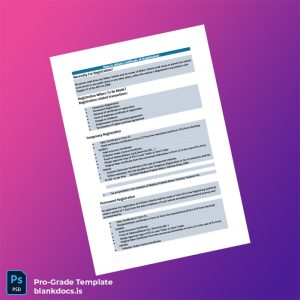 Blank India Registering Authority Certificate of Registration Template (Word/PDF) Document Preview - BlankDocs