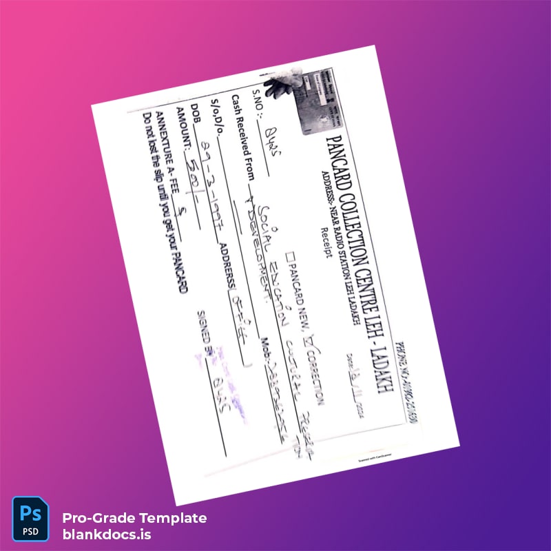 Blank India Registrar of Societies Society Registration Certificate Template in Word and PDF formats page 2 Document Preview - BlankDocs