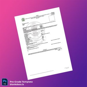 Blank India SDM Tapa Registration Certificate Template (Word/PDF) Document Preview - BlankDocs