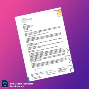 Blank India Spectrum Consultants India Pvt Ltd Employment Verification Letter Template (Word/PDF) Document Preview - BlankDocs