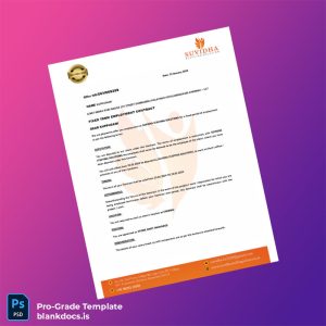 Blank India Suvidha Employment Verification Letter Template (Word/PDF) Document Preview - BlankDocs