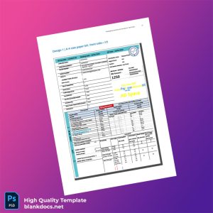 India Tamil Nadu Electricity Board Editable Electricity Bill Template in Word and PDF formats